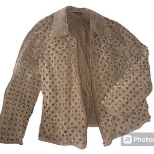 Multiples women's suede jacket